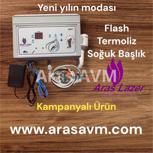 Aras Lazer Flash Termoliz İğneli Epilasyon Cihazı - Soğuk Başlıklı